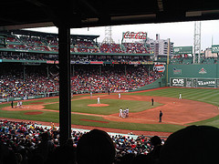 May 11, 2010- Fenway Park, Americas most beloved ball park located in Boston, MA, is filled with die hard Red Sox and Yankees fans, watching a highly anticipated rivalry game on a cloudy Saturday afternoon.  Photo by Sebastian Gutierrez 