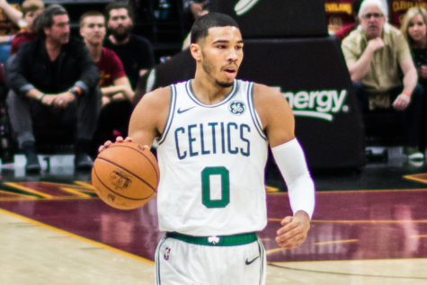 Jayson Tatum flickr photo by EDrost88 https://flickr.com/photos/edrost88/43467461730 shared under a Creative Commons (BY) license