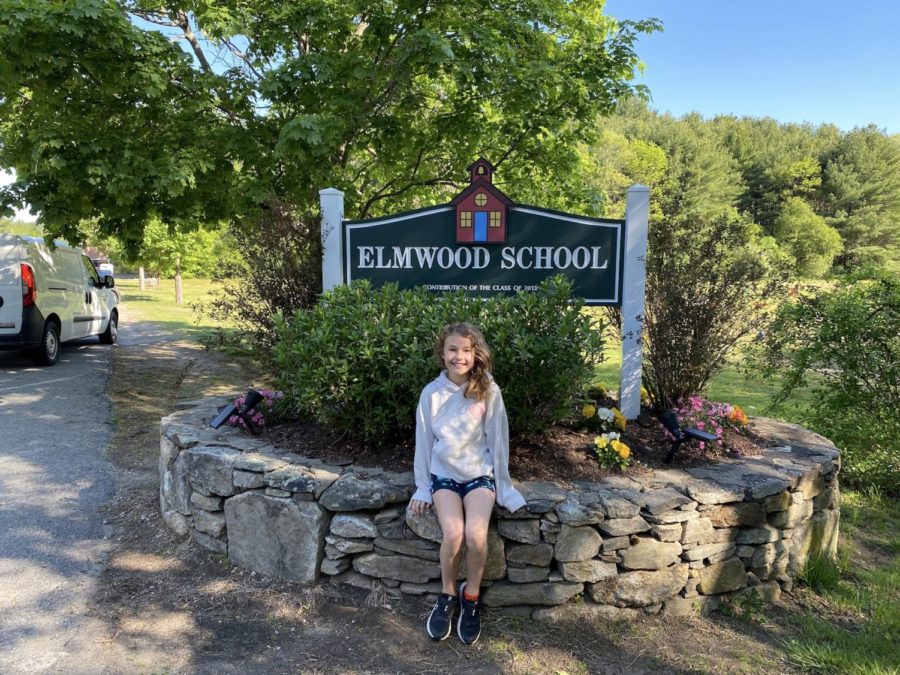 Pictured in the photo is 3rd grader Ella Carter. “I like coming to Elmwood because the teachers are very nice and I have lots of friends.”
