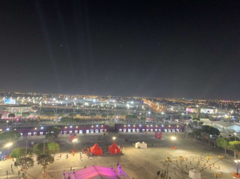 The city of Doha awake even during the night hosting the FIFA World Cup.