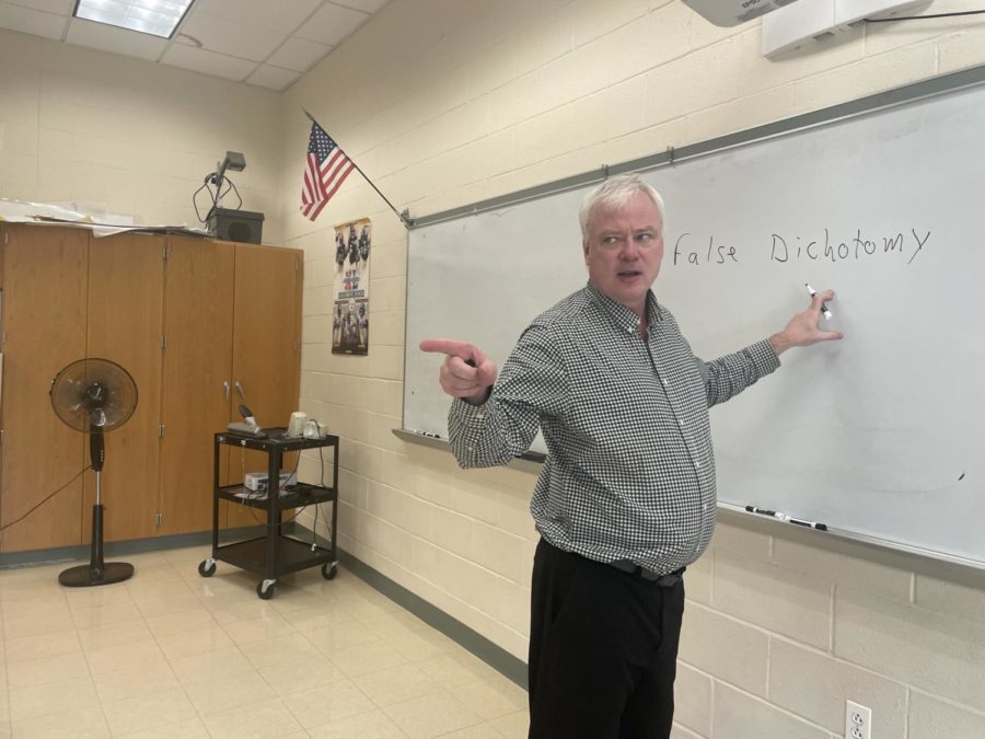 Photo: Mr. Franchock Teaching Literary Terms