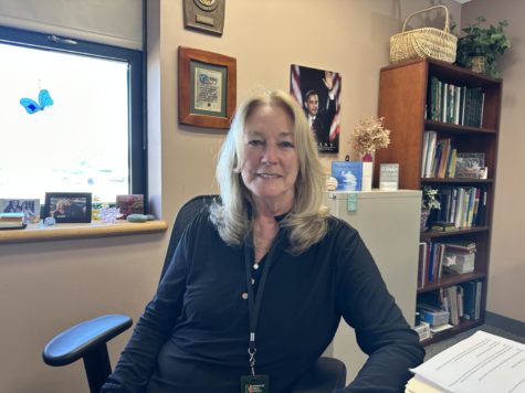 Guidance counselor Adelaide Lee Greco has helped countless seniors thorugh their college admission processes. She is both anxious and excited to hear back from students regarding school decisions.